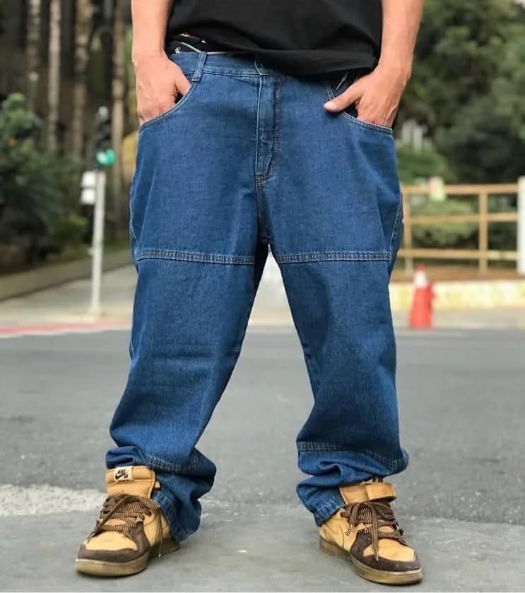 Calça Jeans Recorte Mothafoton Skateboards