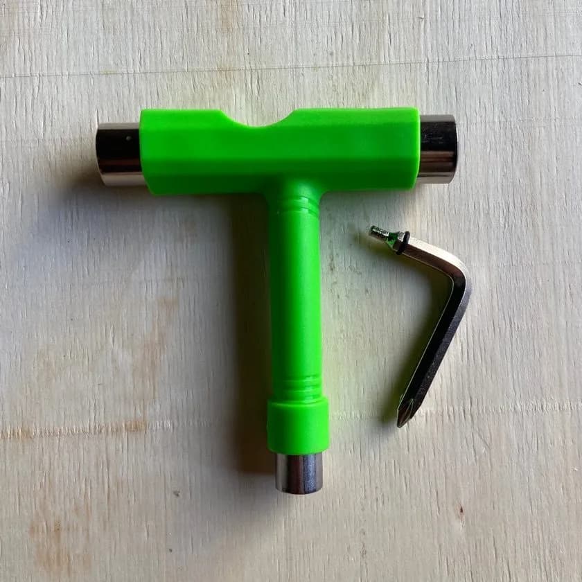 Chave T múltiplos verde