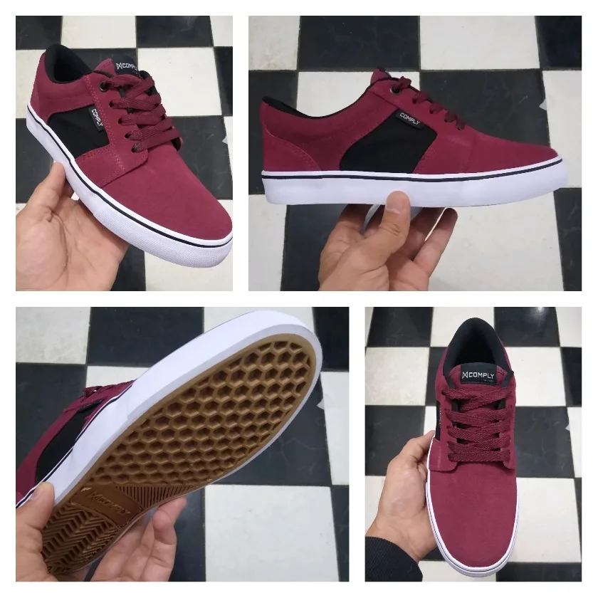 Tênis Comply Soldier Wine / Black